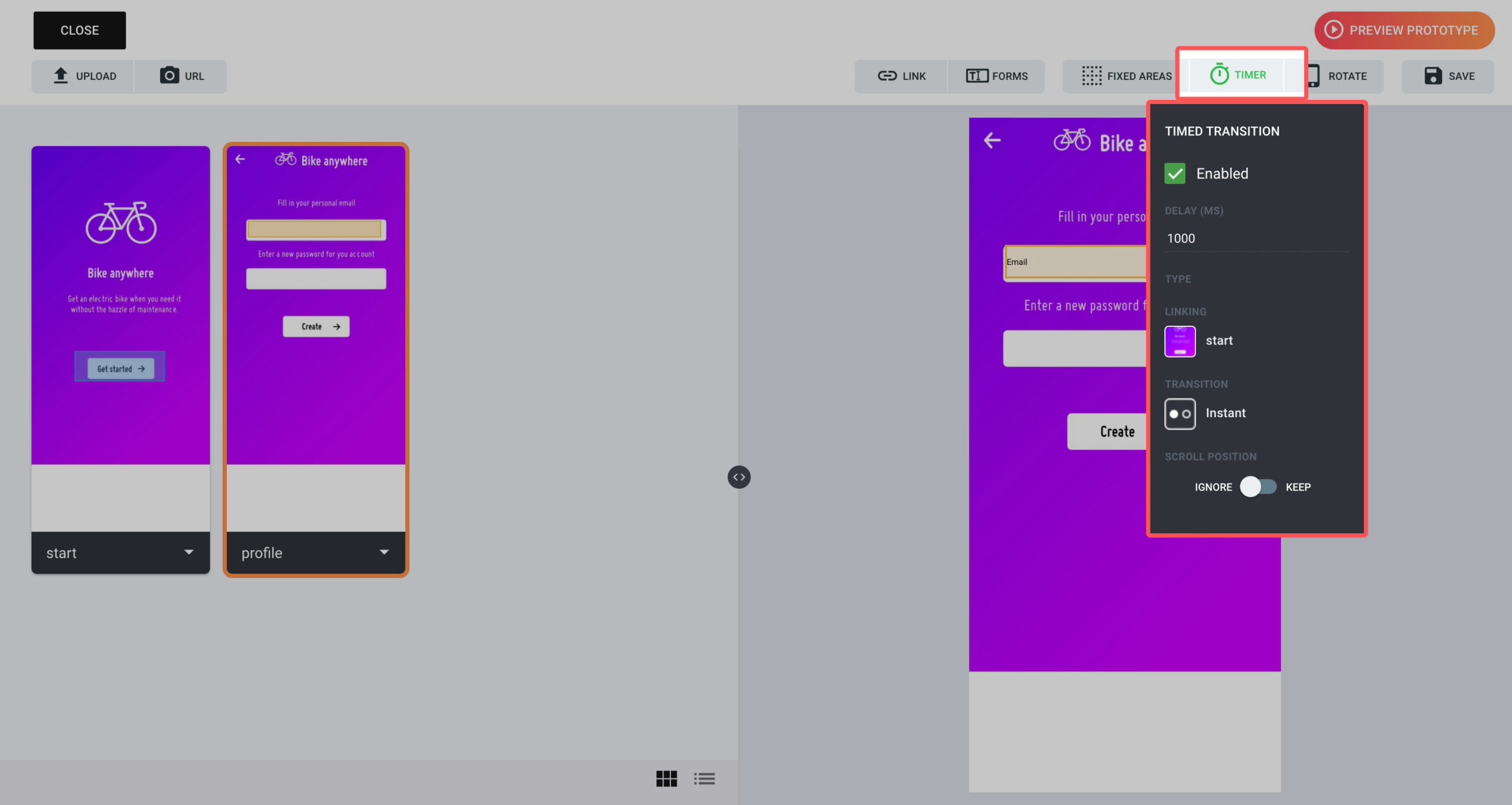 Timer prototype