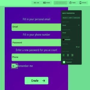 Preely Forms makes it possible for your participants to type in real input fields in your prototype to simulate real experiences.